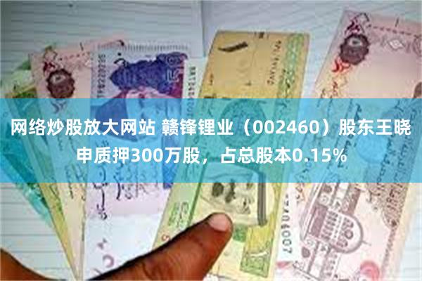 网络炒股放大网站 赣锋锂业（002460）股东王晓申质押300万股，占总股本0.15%