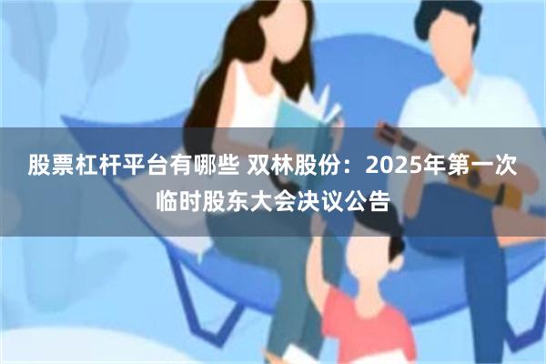 股票杠杆平台有哪些 双林股份：2025年第一次临时股东大会决议公告